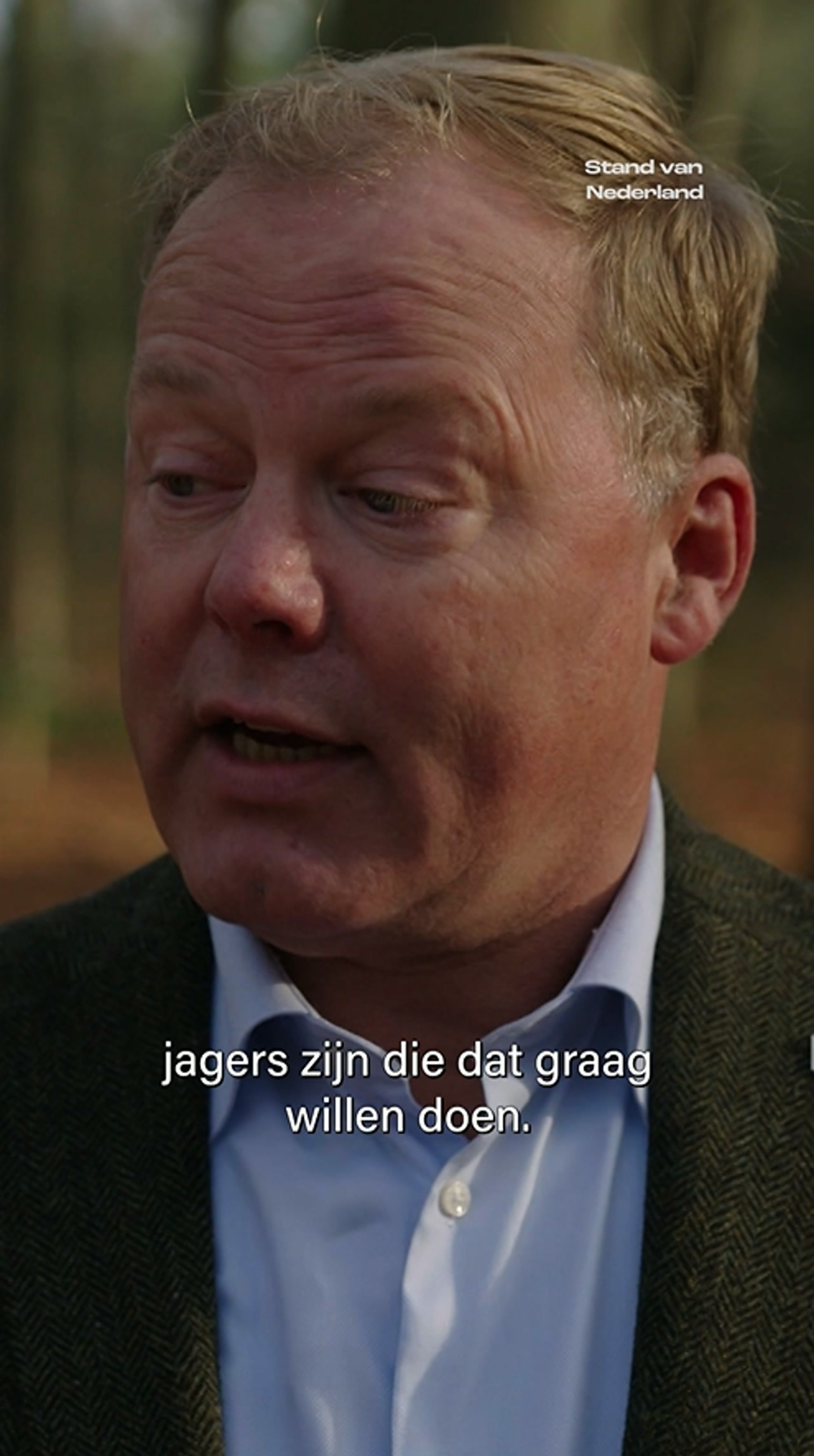 'Jagen is noodzakelijk in Nederland'